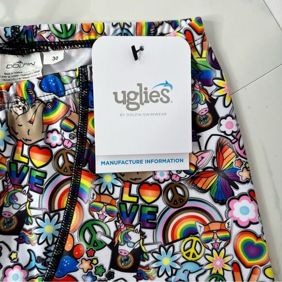 Dolphin Swimwear Men’s Uglies Be Kind Swim Jammers NWT - Picture 5 of 10
